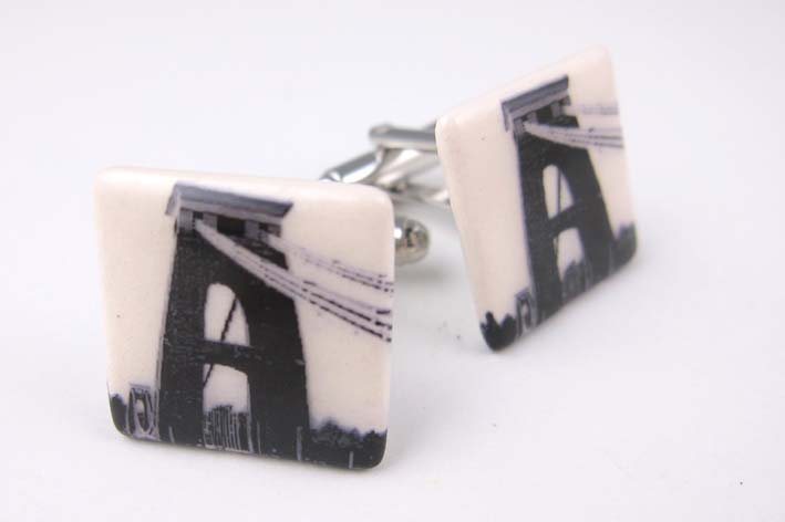 View Clifton suspension bridge Bristol cufflinks